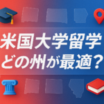 アメリカ 留学 おすすめ 州 サムネイル