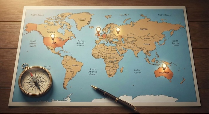 Strategic country selection / 戦略的な国選び