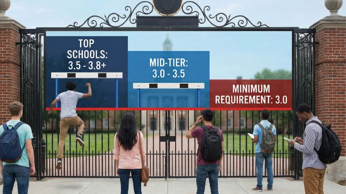 アメリカ大学院のGPA合格基準