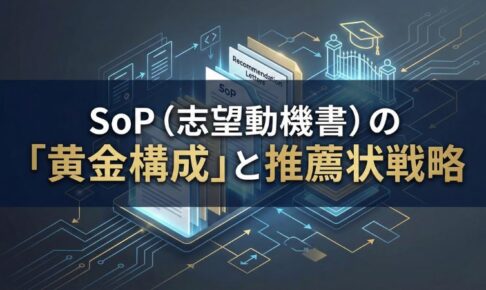 アメリカ大学院SoPの「黄金構成」と推薦状戦略　サムネイル