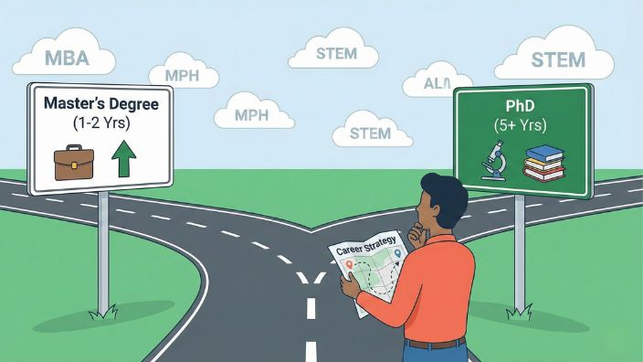 US graduate school paths (修士・博士の進路選択)