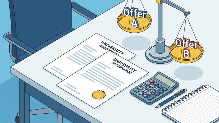 資金援助の交渉とオファー比較 (Negotiating financial offers)