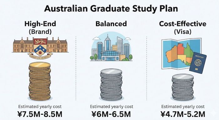 Australian Graduate Study Plan Comparison / オーストラリア大学院留学プラン比較