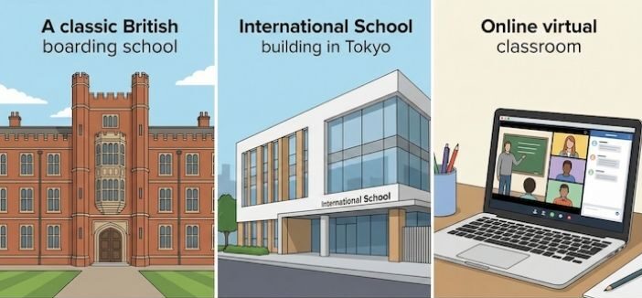 Aレベルを学ぶ場所：ボーディングスクール、国内インター、オンライン