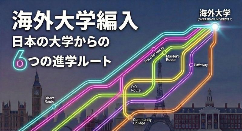 日本の大学から海外大学へ編入するには?サムネイル