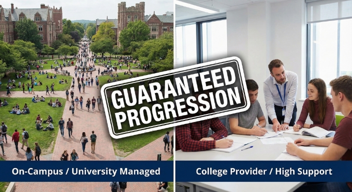 Foundation course types comparison. (ファウンデーションコースの種類比較)