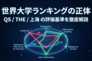 世界大学ランキングの評価基準　サムネイル